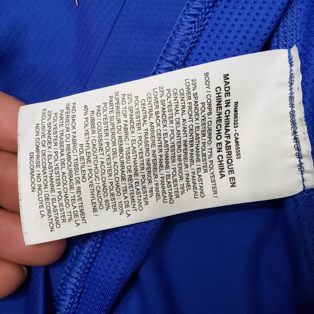 Nike Pro Tank Shirt Men Small Blue Padded Football Compression Sleeveless - Picture 6 of 12